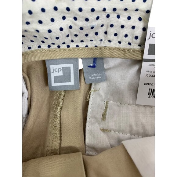 JCP Women's Biscotti Khaki Shorts - Picture 3 of 7
